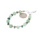 Navajo .925 Sterling Silver Certified Authentic Natural Turquoise Jade Native American Bracelet  92015