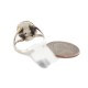 .925 Sterling Silver Navajo Certified Authentic Handmade Natural Turquoise Native American Ring size10 3/4 96003