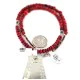 .925 Sterling Silver and Nickel Handmade Navajo Natural Turquoise Coral Native American Necklace 94007-16039-1 .925 Sterling Silver and Nickel Handmade Navajo Natural Turquoise Coral Native American Necklace 94007-16039-1