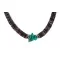 Navajo .925 Sterling Silver Natural Turquoise Graduated Heishi Native American Necklace 95004-8 Navajo .925 Sterling Silver Natural Turquoise Graduated Heishi Native American Necklace 95004-8