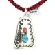 .925 Sterling Silver and Nickel Handmade Navajo Natural Turquoise Coral Native American Necklace 94007-16039-1 .925 Sterling Silver and Nickel Handmade Navajo Natural Turquoise Coral Native American Necklace 94007-16039-1
