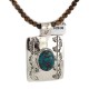 Certified Authentic .925 Sterling Silver and Nickel Handmade Navajo Natural Turquoise Tigers Eye Native American Necklace 94005-6-95001-1 Certified Authentic .925 Sterling Silver and Nickel Handmade Navajo Natural Turquoise Tigers Eye Native American Necklace 94005-6-95001-1