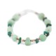 Navajo .925 Sterling Silver Certified Authentic Natural Turquoise Jade Native American Bracelet  92015