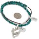 .925 Sterling Silver Deer Handmade Certified Authentic Navajo Natural Turquoise Native American Necklace 94009-3-750124