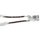 .925 Sterling Silver Peace Handmade Certified Authentic Navajo Natural Turquoise and Quartz Native American Necklace 94011-16076-10