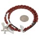 .925 Sterling Silver Roadrunner Handmade Certified Authentic Navajo Natural Jasper and Hematite Native American Necklace 94009-1-16047-6