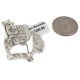 Certified Authentic Storyteller Navajo .925 Sterling Silver Native American Pin 94014-2