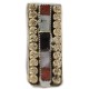 Navajo Handmade Certified Authentic .925 Sterling Silver Inlaid Natural Black Onyx Spiny Oyster Mother of Pearl Native American Nickel and Brass Money Clip 91003-3