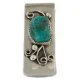 Navajo Handmade .925 Sterling Silver Natural Carico Lake Native American Nickel Money Clip 91005-1 Navajo Handmade .925 Sterling Silver Natural Carico Lake Native American Nickel Money Clip 91005-1