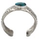 Certified Authentic Handmade Navajo Natural Turquoise Native American Nickel Bracelet 92001-1 Certified Authentic Handmade Navajo Natural Turquoise Native American Nickel Bracelet 92001-1