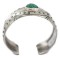 Certified Authentic Handmade Navajo Natural Turquoise Native American Nickel Bracelet 92001-2
