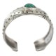 Certified Authentic Handmade Navajo Natural Turquoise Native American Nickel Bracelet 92001-2 Certified Authentic Handmade Navajo Natural Turquoise Native American Nickel Bracelet 92001-2