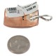 Bear Paw Handmade Certified Authentic Navajo Pure .925 Sterling Silver Native American Copper Pendant 94003-2