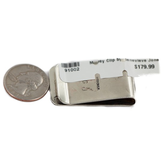 Horny Toad Certified Authentic 12kt Gold Filled and .925 Sterling Silver Handmade Navajo Native American Money Clip 91002 Horny Toad Certified Authentic 12kt Gold Filled and .925 Sterling Silver Handmade Navajo Native American Money Clip 91002