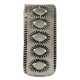 Navajo .925 Sterling Silver Handmade Certified Authentic Native American Nickel Money Clip 91001-6 Navajo .925 Sterling Silver Handmade Certified Authentic Native American Nickel Money Clip 91001-6