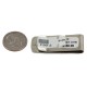 Navajo .925 Sterling Silver Handmade Certified Authentic Native American Nickel Money Clip 91001-6