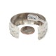 Certified Authentic Handmade Navajo Natural Turquoise Native American Nickel Bracelet 13092-1
