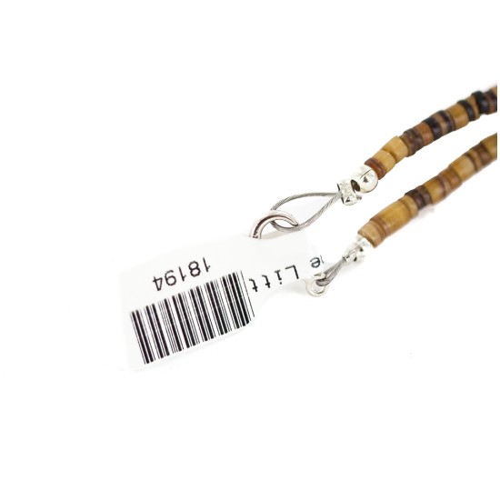 Certified Authentic Navajo .925 Sterling Silver Natural Turquoise Native American Necklace 18194 Certified Authentic Navajo .925 Sterling Silver Natural Turquoise Native American Necklace 18194