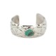 Certified Authentic Handmade Navajo Natural Turquoise Native American Nickel Bracelet 13092-1