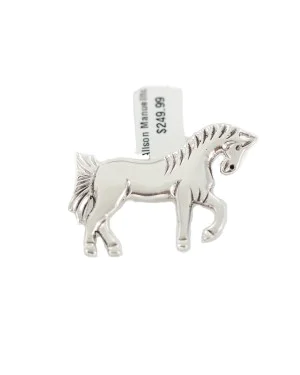 Horse Allison Manuelit Navajo .925 Sterling Silver Native American Pin 94013-4