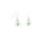 Certified Authentic Navajo .925 Sterling Silver Natural Gaspeite Native American Dangle Earrings 27226-3