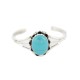 Handmade Certified Authentic Navajo .925 Sterling Silver Turquoise Native American Bracelet 13085