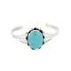 Handmade Navajo .925 Sterling Silver Turquoise Native American Bracelet 13085 Handmade Navajo .925 Sterling Silver Turquoise Native American Bracelet 13085