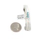 Handmade Certified Authentic Silver Navajo Natural Turquoise Native American Hair Barrette 10346-8