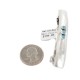 Handmade Certified Authentic Silver Navajo Natural Turquoise Native American Hair Barrette 10346-9
