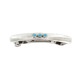 Silver Navajo Certified Authentic Handmade Natural Turquoise Native American Hair Barrette 10346-1