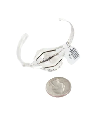 Handmade Navajo .925 Sterling Silver White Howlite Native American Bracelet 18200 Handmade Navajo .925 Sterling Silver White Howlite Native American Bracelet 18200