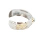 12kt Gold Filled and .925 Sterling Silver Certified Authentic Eagle Handmade Navajo Natural Turquoise Native American Bracelet  13095