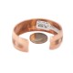 Handmade Certified Authentic Bear paw Navajo .925 Sterling Silver and Pure Copper Native American Bracelet 13098