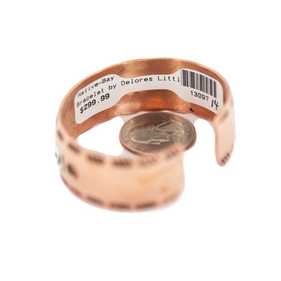 Handmade Certified Authentic Maze Navajo .925 Sterling Silver and Pure Copper Native American Bracelet 13097-14 Handmade Certified Authentic Maze Navajo .925 Sterling Silver and Pure Copper Native American Bracelet 13097-14