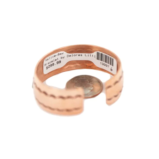Handmade Navajo Horse Bracelet .925 Sterling Silver and Pure Copper 13097-6 Handmade Navajo Horse Bracelet .925 Sterling Silver and Pure Copper 13097-6