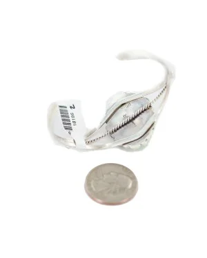 Handmade Navajo .925 Sterling Silver Gaspeite Bracelet NB160228042259 Handmade Navajo .925 Sterling Silver Gaspeite Bracelet NB160228042259
