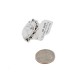 .925 Sterling Silver Navajo Certified Authentic Handmade White Howlite Native American Ring size 8 3/4 18198-2