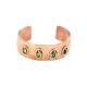 Handmade Certified Authentic Brass Navajo Native American Pure Copper Bracelet 13097-4