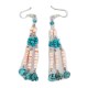 Handmade Certified Authentic Navajo .925 Sterling Silver Natural Turquoise Spiny Oyster Native American Dangle Earrings 18201 Handmade Certified Authentic Navajo .925 Sterling Silver Natural Turquoise Spiny Oyster Native American Dangle Earrings 18201