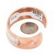 Certified Authentic Bear paw Navajo .925 Sterling Silver Handmade Native American Pure Copper Bracelet 13098-3 Certified Authentic Bear paw Navajo .925 Sterling Silver Handmade Native American Pure Copper Bracelet 13098-3