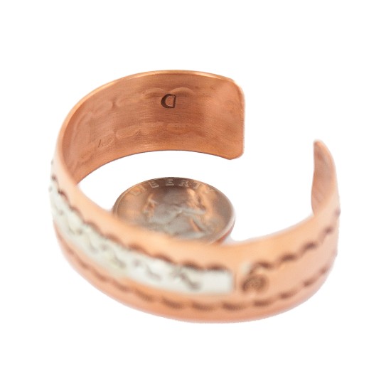 Certified Authentic Maze Navajo .925 Sterling Silver Handmade Native American Pure Copper Bracelet 92005-300 Certified Authentic Maze Navajo .925 Sterling Silver Handmade Native American Pure Copper Bracelet 92005-300