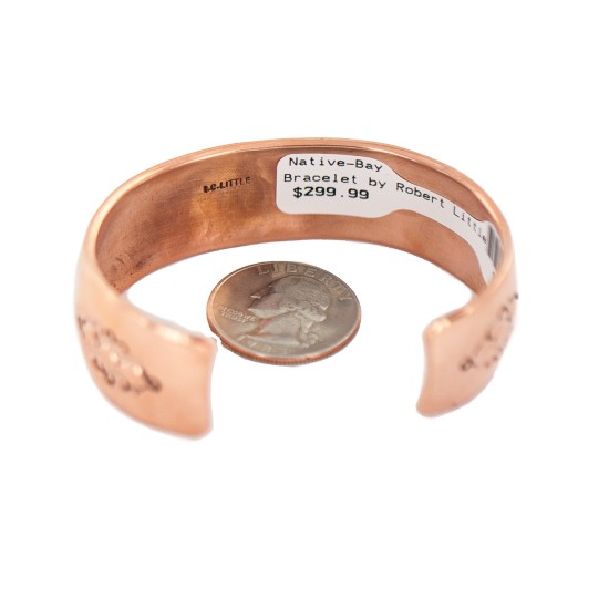 Certified Authentic Bear paw Navajo .925 Sterling Silver Handmade Native American Pure Copper Bracelet 13098-4 Certified Authentic Bear paw Navajo .925 Sterling Silver Handmade Native American Pure Copper Bracelet 13098-4