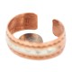 Certified Authentic Horse Maze Navajo .925 Sterling Silver Handmade Native American Pure Copper Bracelet  13097-12