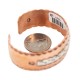 Certified Authentic Navajo .925 Sterling Silver Maze Handmade Native American Pure Copper Bracelet 13097-18 Certified Authentic Navajo .925 Sterling Silver Maze Handmade Native American Pure Copper Bracelet 13097-18