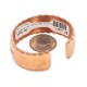 Certified Authentic Navajo .925 Sterling Silver Maze Handmade Native American Pure Copper Bracelet 13097-18 Certified Authentic Navajo .925 Sterling Silver Maze Handmade Native American Pure Copper Bracelet 13097-18