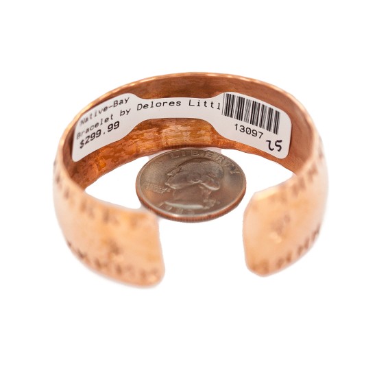 Certified Authentic Papillon Maze Horse Navajo .925 Sterling Silver Handmade Native American Pure Copper Bracelet  13097-25