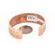 Certified Authentic Bear paw Navajo .925 Sterling Silver Handmade Native American Pure Copper Bracelet 13100-1 Certified Authentic Bear paw Navajo .925 Sterling Silver Handmade Native American Pure Copper Bracelet 13100-1