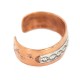 Bear paw Navajo .925 Sterling Silver Certified Authentic Handmade Native American Pure Copper Bracelet 13098-1 Bear paw Navajo .925 Sterling Silver Certified Authentic Handmade Native American Pure Copper Bracelet 13098-1