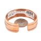 Certified Authentic Navajo .925 Sterling Silver Arrow head Feather Maze Handmade Native American Pure Copper Bracelet 13097-23 Certified Authentic Navajo .925 Sterling Silver Arrow head Feather Maze Handmade Native American Pure Copper Bracelet 13097-23