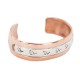 Certified Authentic Bear paw Navajo .925 Sterling Silver Handmade Native American Pure Copper Bracelet 13098-4 Certified Authentic Bear paw Navajo .925 Sterling Silver Handmade Native American Pure Copper Bracelet 13098-4